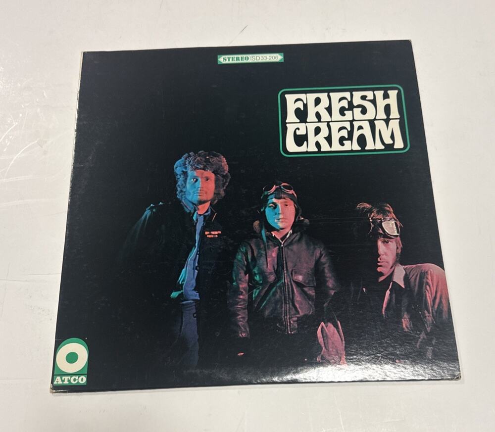 Cream Fresh Cream Record Vinyl LP 1967 SD33-206 Insert I Feel Free Eric Clapton